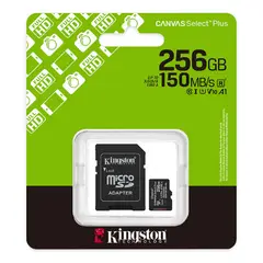 KINGSTON - MEMORIA MICRO SD 256GB 150MB/S UHS-1 CLASE 10