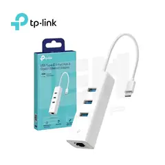 TP LINK - Adaptador USB con HUB de 3 Puertos USB 3.0 Gigabit UE330