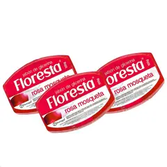 PORTUGAL - PACK 3 JABÓN CON GLICERINA ROSA MOSQUETA 100G FLORESTA