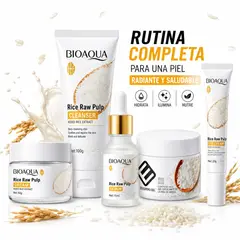 BIOAQUA - KIT SKINCARE ARROZ 5 PZS