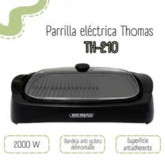 THOMAS - Parrilla Eléctrica TH-210 2000W