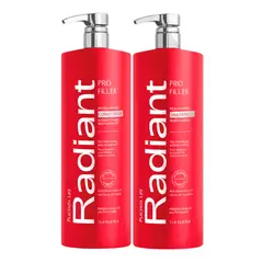 RADIANT - Pro Filler Post Color Shampoo y Acondicionador