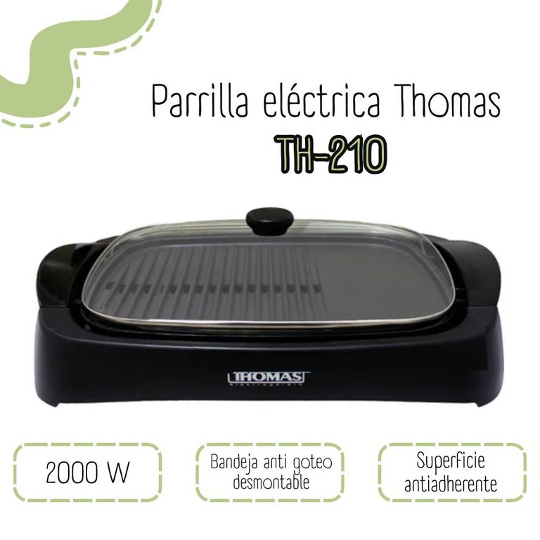 Parrilla Eléctrica TH-210 2000W