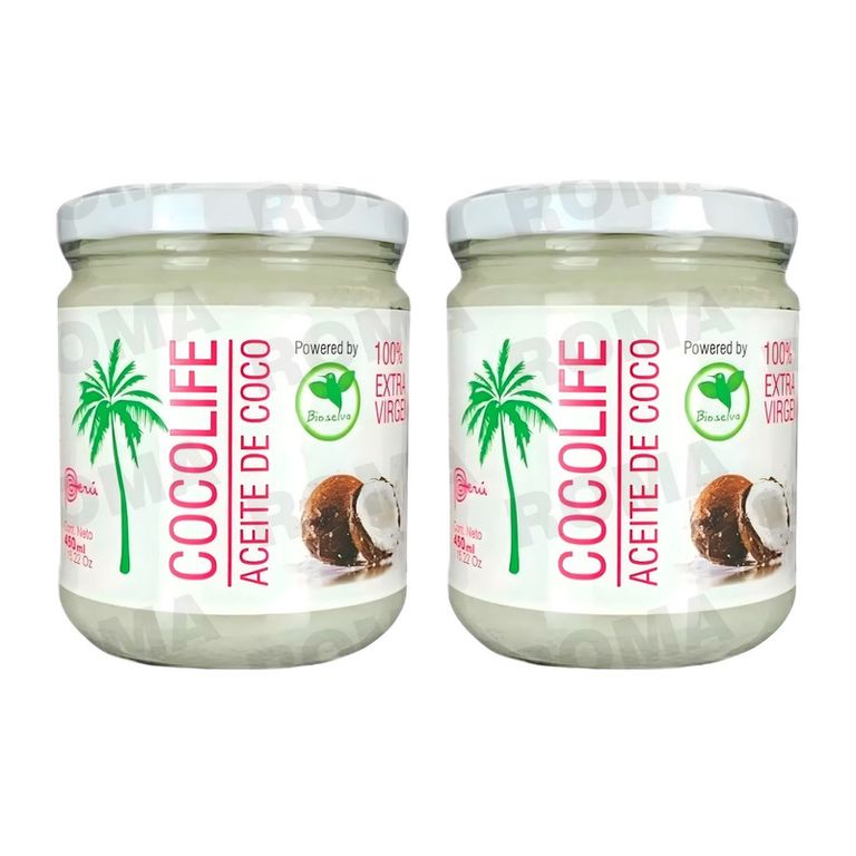PACK 2 ACEITE DE COCO 450ML BIOLSELVA