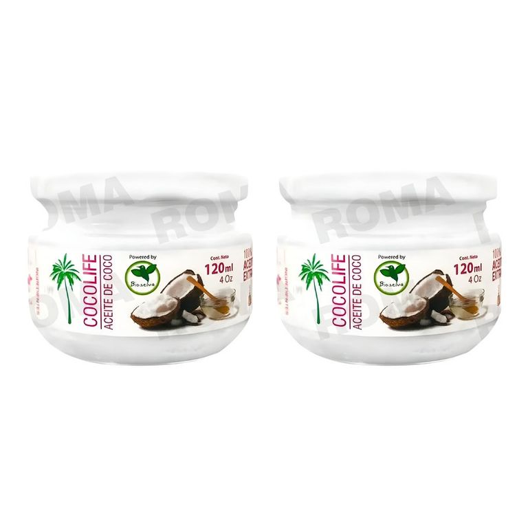 PACK 2 ACEITE DE COCO 120ML