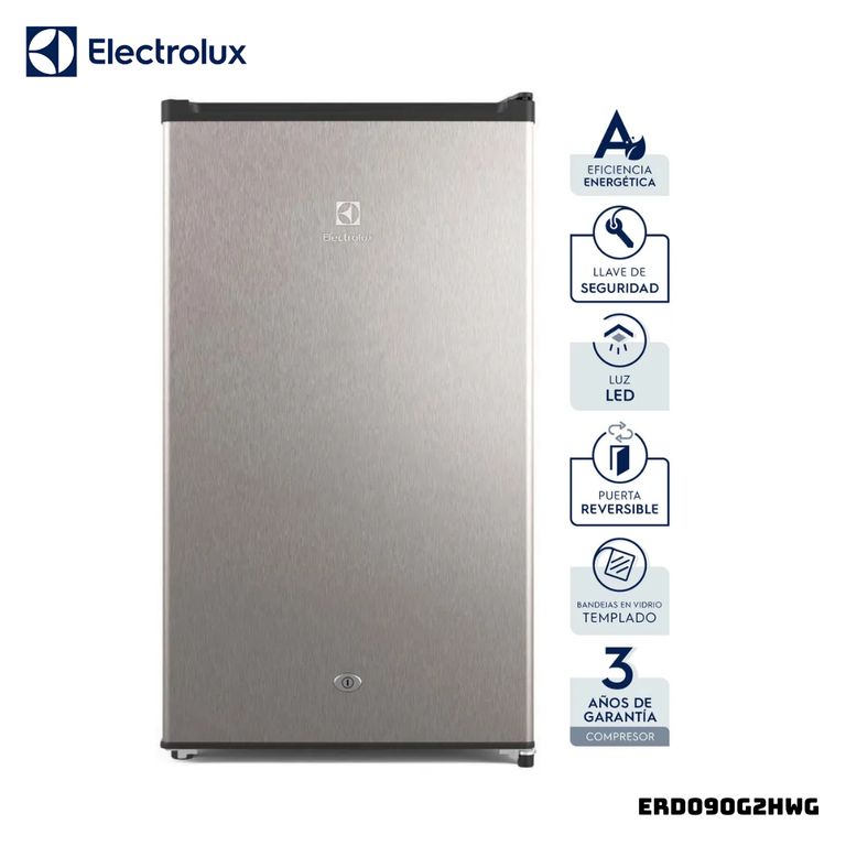 FRIGOBAR 90 L PLATEADO - ERD090G2HWG
