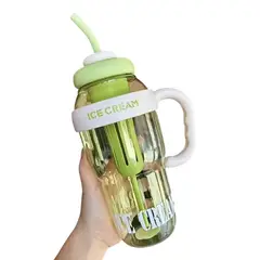 GENERICO - Tomatodo ICE BOTTLE 1200ml con caña - Verde