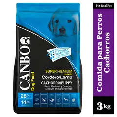 CANBO - Comida de Perro Cachorro Mediano Grande Cordero 3 kg