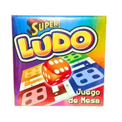 GENERICO - Súper Ludo - Juego de Mesa Clásico de Estrategia y Azar