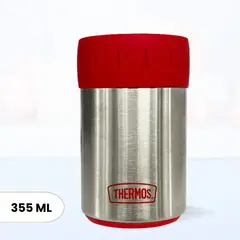 THERMOS - Enfriador Térmico de Latas de Acero Inox Rojo 355 ml