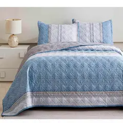 VENEZIA - CUBRECAMA + JUEGO DE SABANAS 2plz