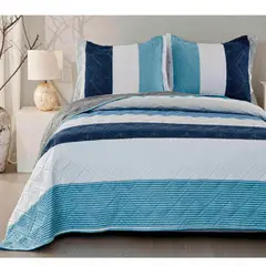 VENEZIA - CUBRECAMA + JUEGO DE SABANAS 2plz