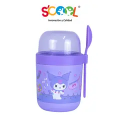 SCOOL - Vaso Yogurt De 400 ml + 280 ml Con Cuchara - Kuromi
