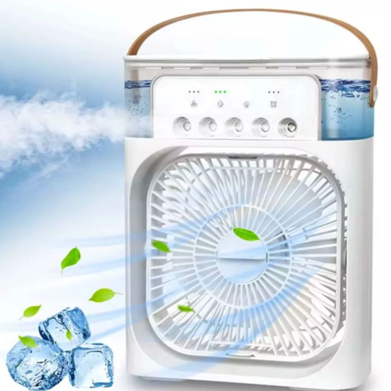 Ventilador Portátil 3 en 1 Humidificador Enfriador Aire Acondicionado