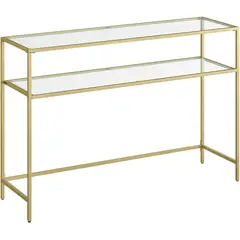 U BUY - Mesa Auxiliar Estrecha 120 Cm Estructura De Metal