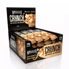 WARRIOR - Caja Barra Proteína Crunch 64 grs caja 12 unidades - White Chocolate Mocha