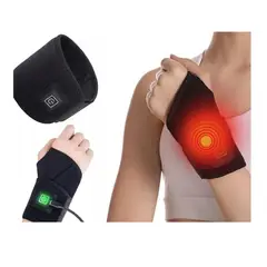 GENERICO - 1 Muñequera USB con almohadilla térmica ajustable