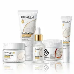 BIOAQUA - KIT SKINCARE ARROZ 5 PZS