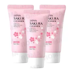 BIOAQUA - PACK 3 CLEANSER JAPAN SAKURA 50G LAIKOU