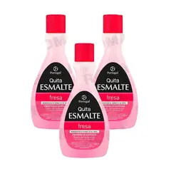 PORTUGAL - PACK 3 QUITA ESMALTE FRESA 70ML