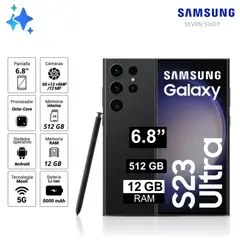SAMSUNG - Celular Galaxy S23 Ultra 6.8" - 12GB RAM 512GB
