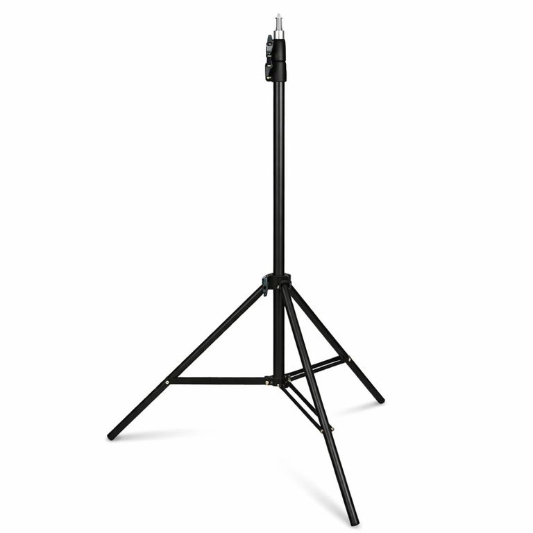 Trípode para Cámara y Celular 2.1 Metros de Aluminio Ajustable con Tornillo 1/4 para Iluminación