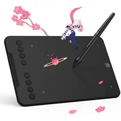 XP PEN - Tableta de dibujo XpPen Deco Mini7 V2 actualizada, 16384 niveles de presión sin batería