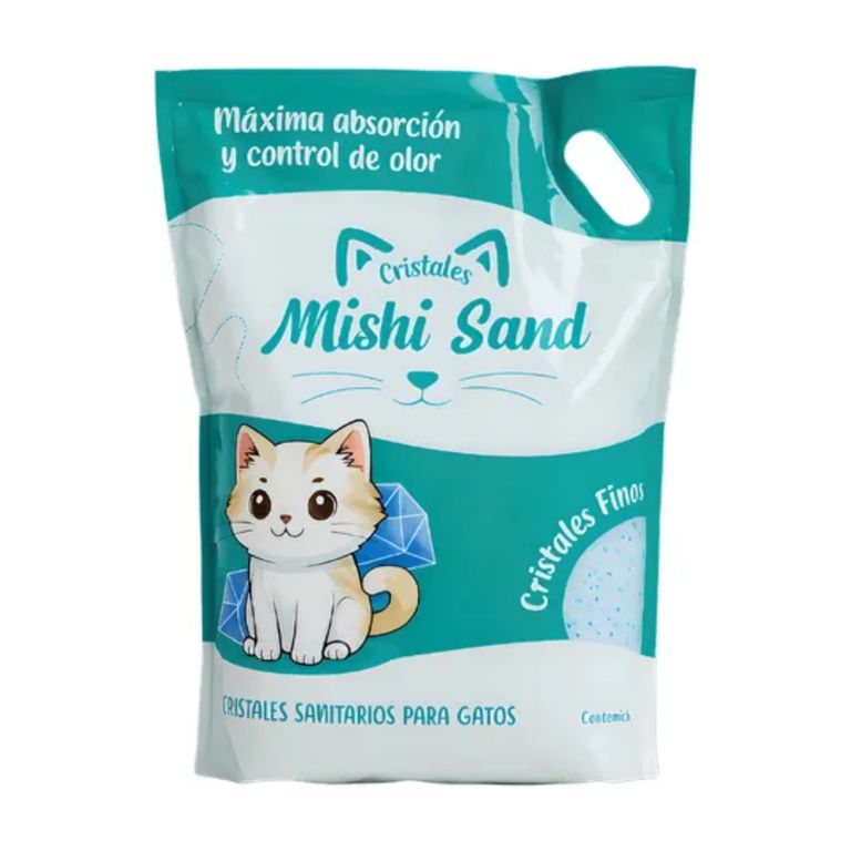 Mishi Sand Arena Sanitaria para Gatos Cristales Sanitarios 4 KG