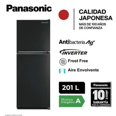 PANASONIC - Refrigeradora 201 Lt Top Freezer -
