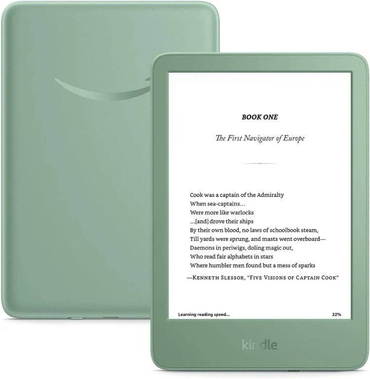 Kindle 2024 - 11 Gen - 6" Tamaño de la pantalla, 16GB - Matcha