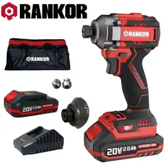 RANKOR - Atornillador de Impacto 20V Inalámbrico Brushless RLIS20001
