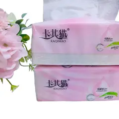 GENERICO - Set de 3 Papel de seda facial toallas suaves 150 hojas Alta densidad