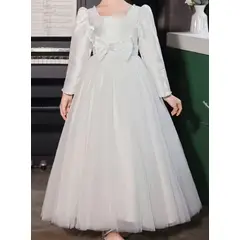 ARELYS - Vestido Niña Blanco Primera Comunión