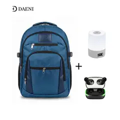 GENERICO - Mochila Deportiva y Urbana Daeni Spark Impermeable con Auriculares y Lampara