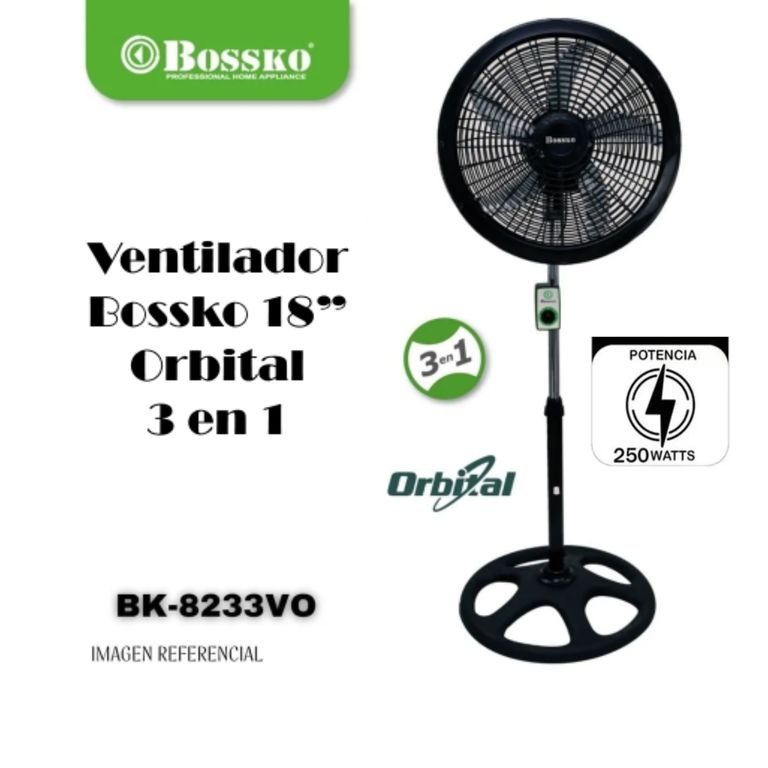 Ventilador Orbital de 18″ BK-8233VO Negro 250W