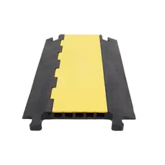 GENERICO - Tope piso Rampa Protector De Cables 5 Canales Para Piso