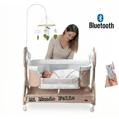 BABY - Cuna para Bebe Funcion Colecho Beige a Control
