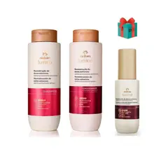 NATURA - Shampoo Acondicionador y serum cabello quimicamente dañado lumina