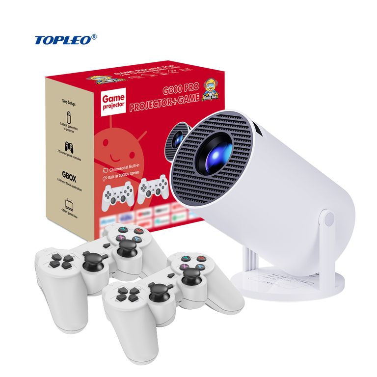 Mini Proyector Portatil 4K G300 Pro TOPLEO, 20 MIL JUEGOS
