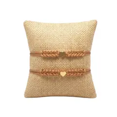 LUCYANA JOYAS Y ACCESORIOS - Set Pulsera Hilo con Corazón para Mujer Pareja - Joyas Lucyana