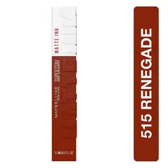 MAYBELLINE - LABIAL SUPERSTAY MATTE INK TONO RENEGADE 5ml