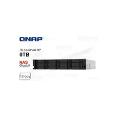 QNAP - TS-1232PXU-RP NAS de 12 bahías almacenamiento veloz y ampliable para tu re