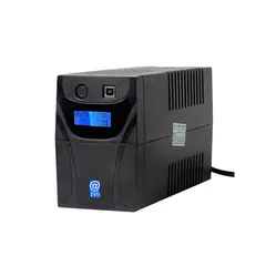 ELISE - UPS interactivo AUR-850-LCD-USB 850VA 480W torre con pantalla LCD y 4 hora