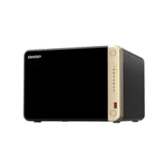 QNAP - TS-664 6 Bahías NAS 0TB Almacenamiento Rápido y Expandible para tu Hogar u