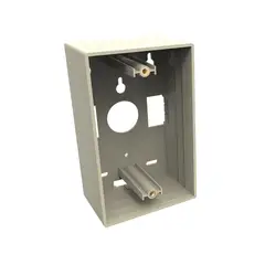 FURUKAWA - Caja para placa 4x2 blanca - Diseño moderno ideal para instalaciones e
