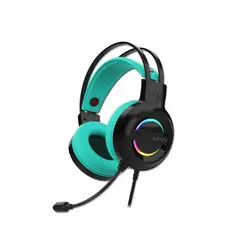 ANTRYX - Auriculares Gaming IRIS-K 71 Turquesa Sonido Envolvente y Conectividad