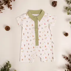 RIKURIY - Enterizo animalitos del bosque Rikury algodón pima