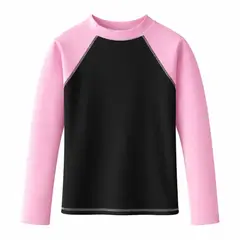 GENERICO - Polo de natación rashguard color entero UV