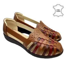 GENERICO - Sandalias para mujer en Cuero Guante