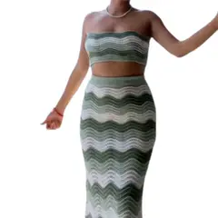 GENERICO - Conjunto Aruba Grei 362G Int4-35 Hilo Tacto Algodon Color Olivo